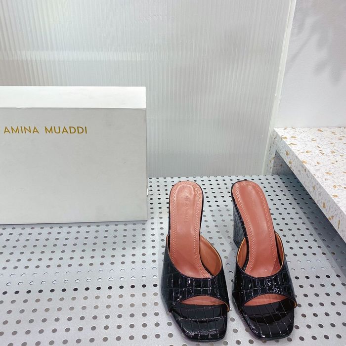 Amina Muaddi shoes AM00012 Heel Height 9.5CM